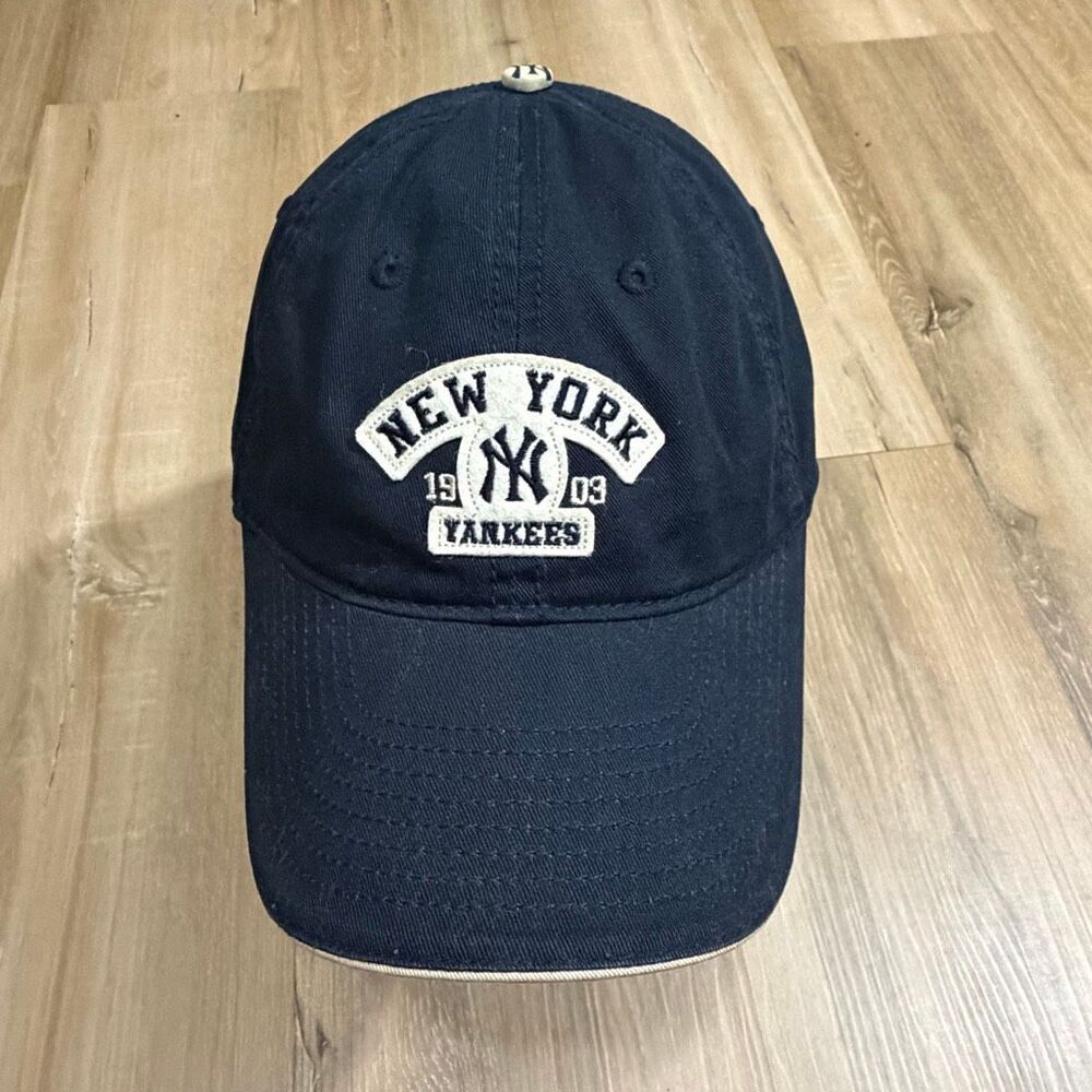 Vintage New York Yankees Baseball Hat Drew Pearson Marketing Signature Cap OS